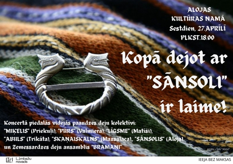 Kopā dejot ar Sānsoli ir laime