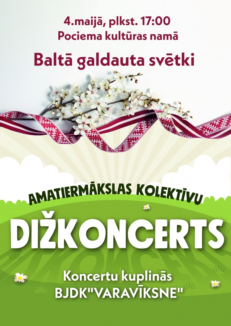 balta galdauta svetki