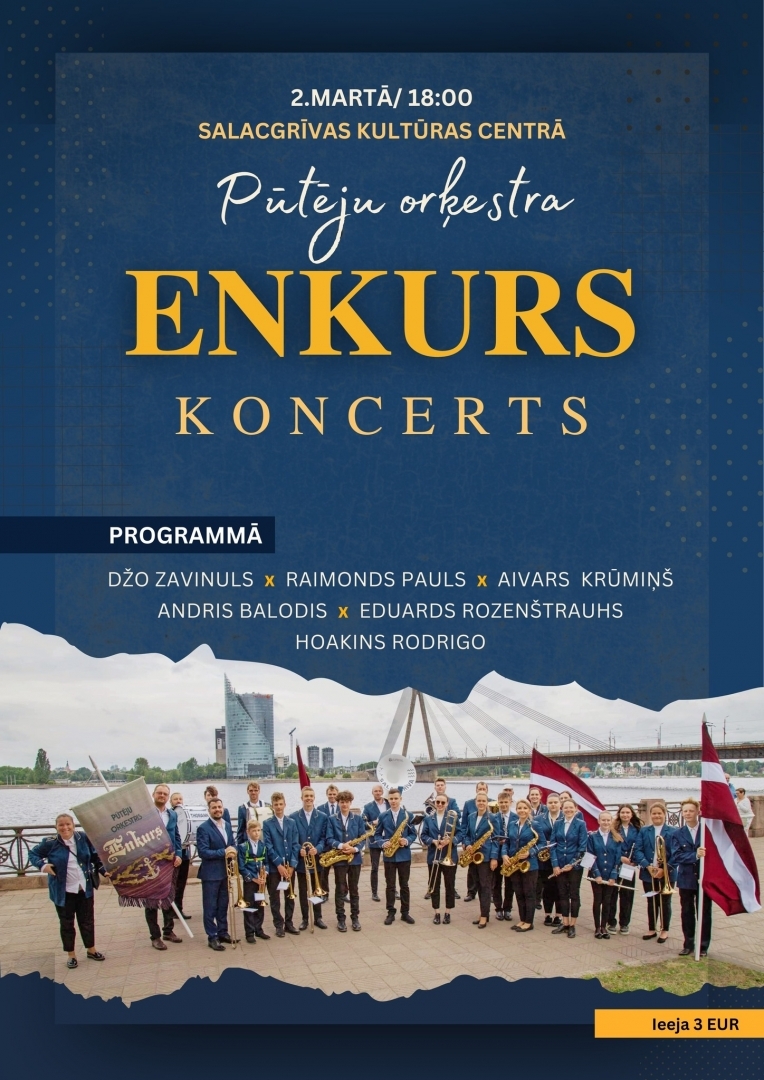 Pūtēju orķestra ENKURS koncerts