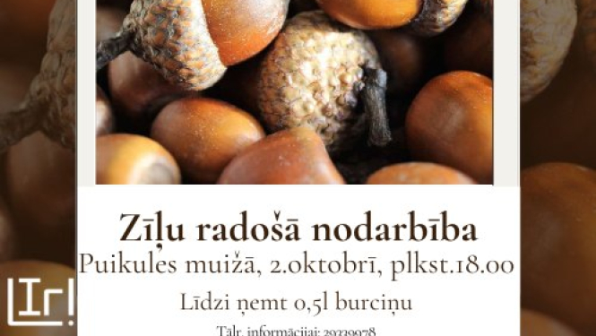 zīļu radošā nodarbība