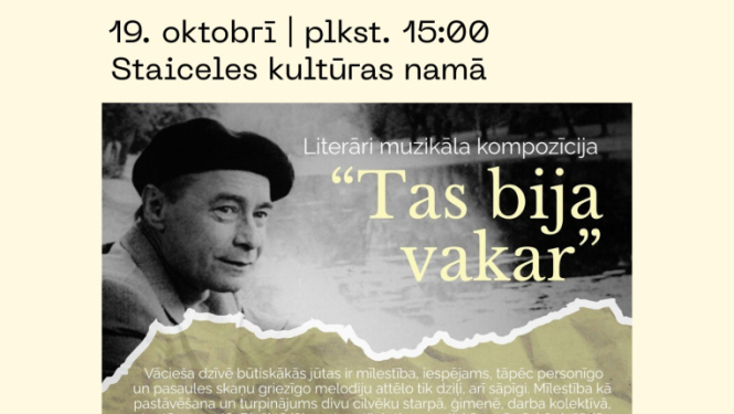 Tas bija vakar - notikums