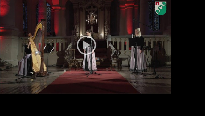 Limbažu novada pašvaldības Domes priekšsēdētāja uzruna un Limbažu novada iedzīvotājiem veltīta "Trio Angelicus" svētku koncertprogramma "Lūgšana naktij"
