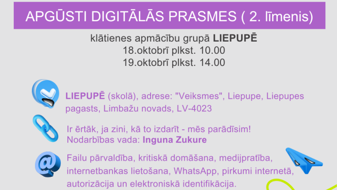apmaciba liepupe