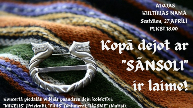 Kopā dejot ar Sānsoli ir laime