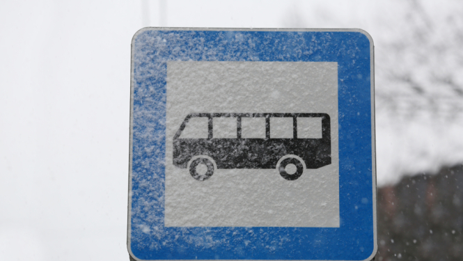 autobusa pietura
