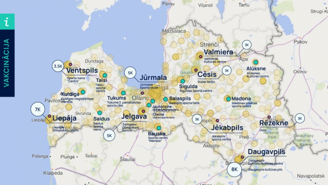 Limbažu novada pašvaldība masveida vakcinācijas centru ierosinājusi veidot arī Limbažos