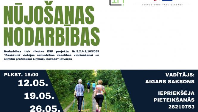 nūjošanas nodarbības