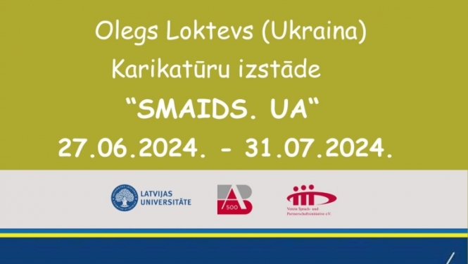 Olega Lokteva karikatūru izstāde