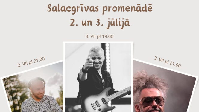Koncerts Salacgrīvas promenādē