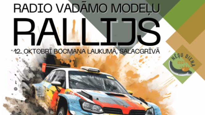 radio vadāmo modeļu rallijs