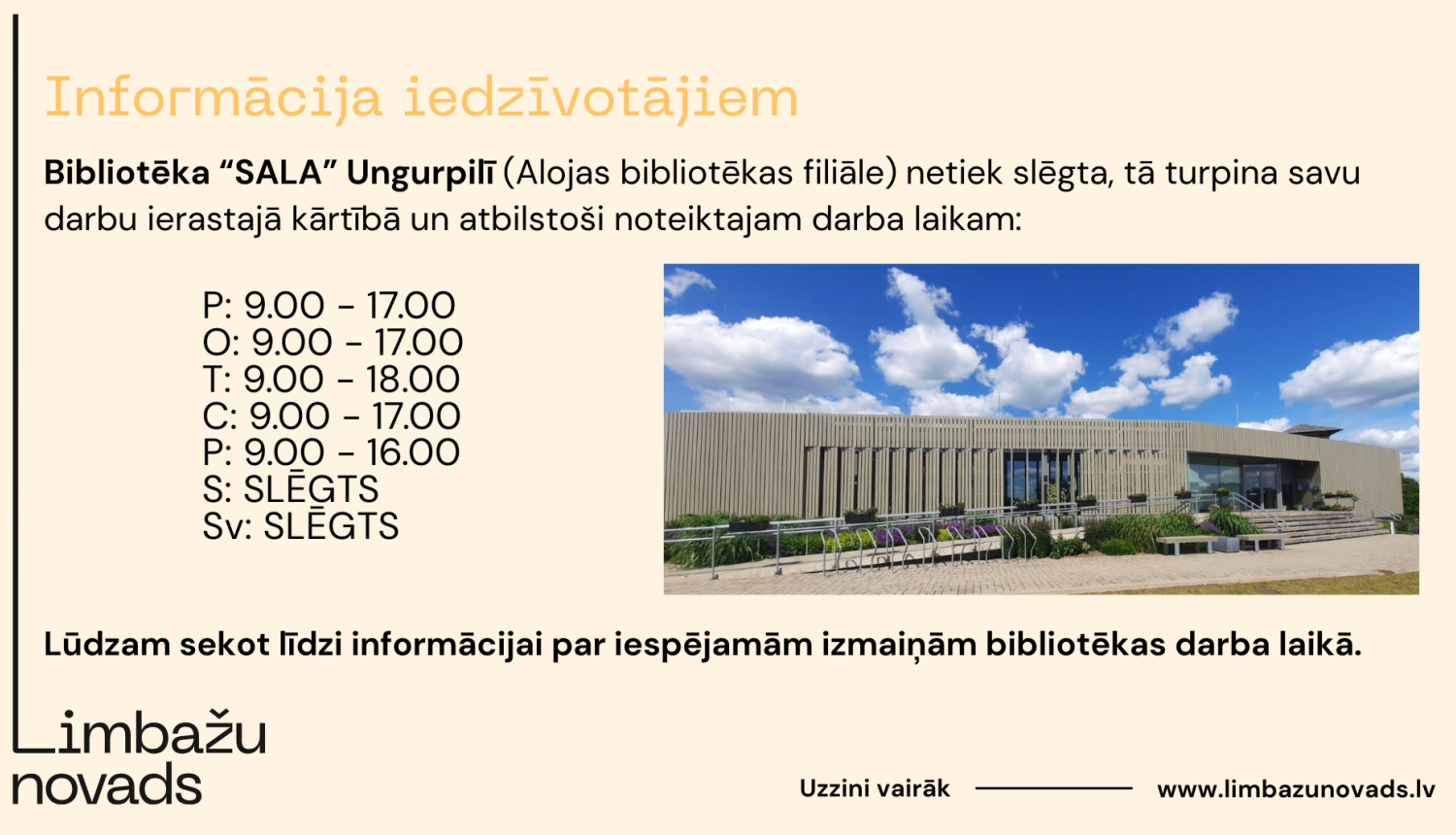 paziņojums