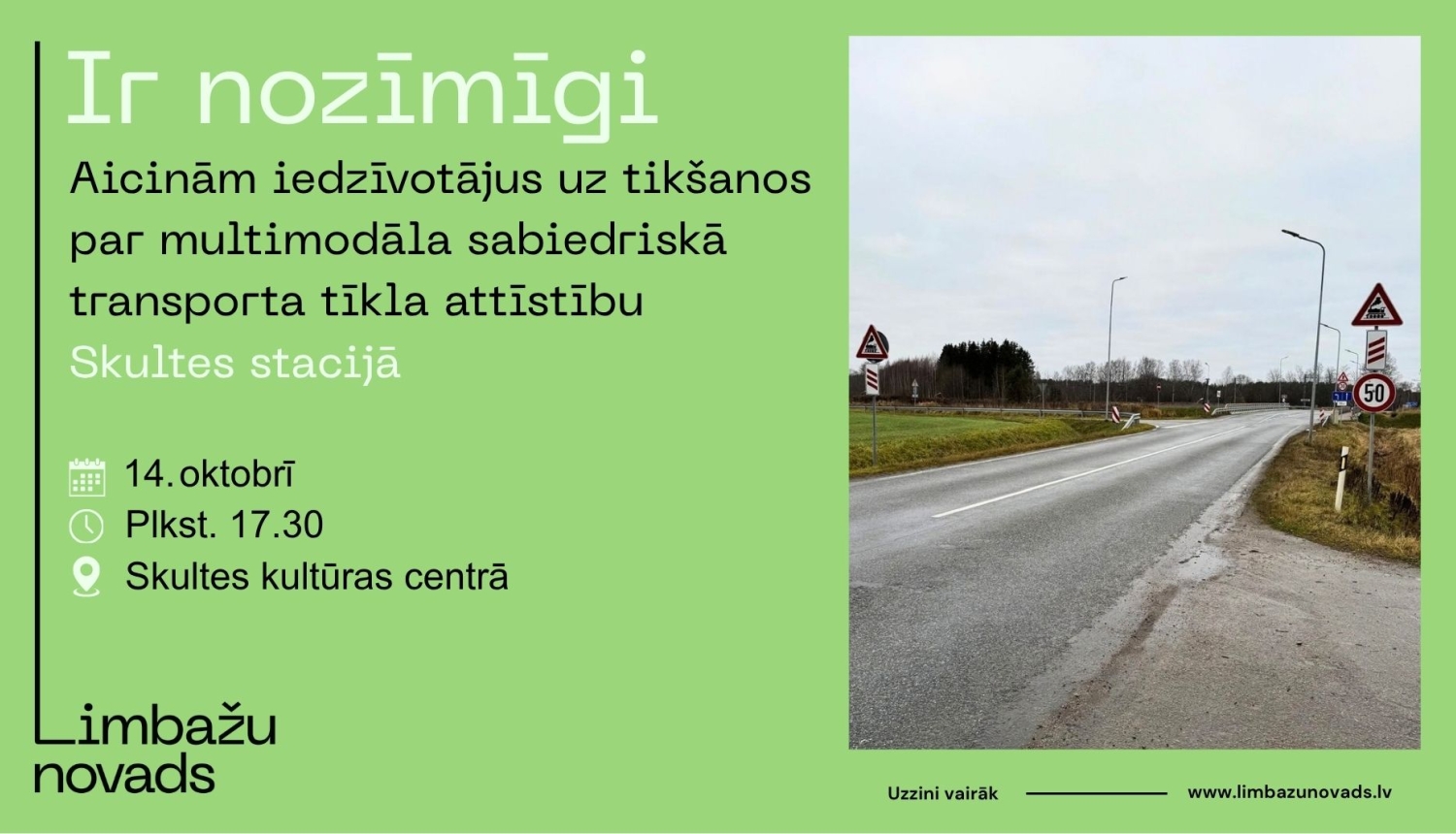 Projekts Skultes stacijā
