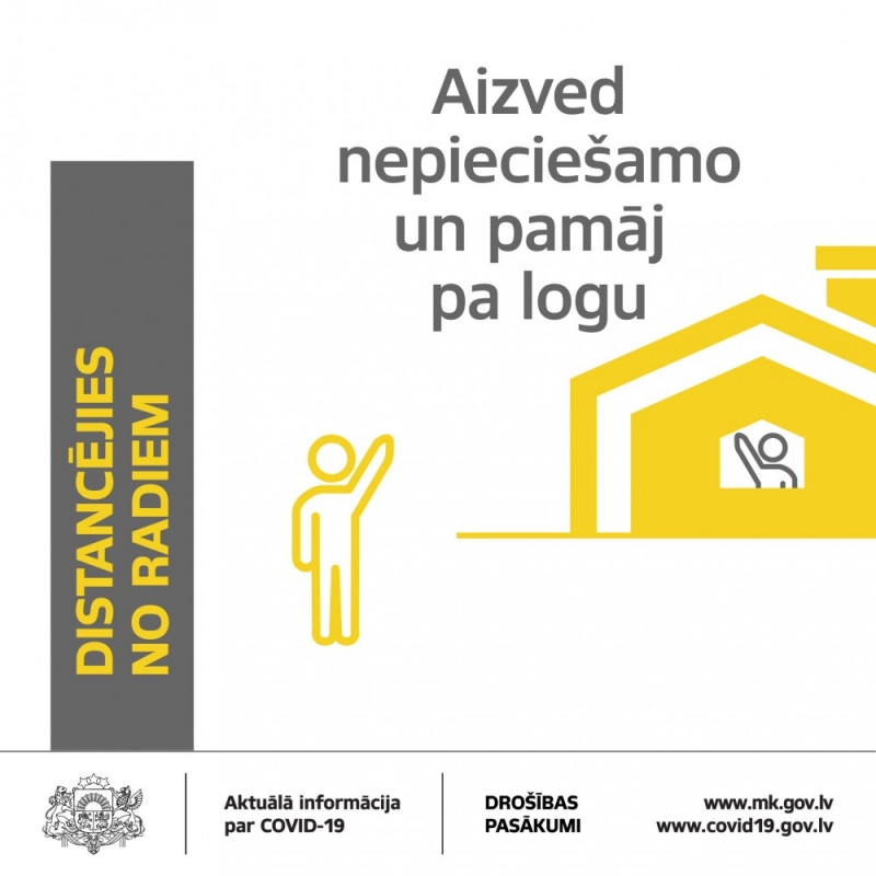 Valdība apstiprina drošības pasākumus Covid-19 izplatības kritumam līdz Lieldienām