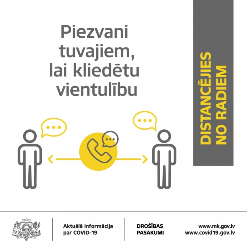 Valdība apstiprina drošības pasākumus Covid-19 izplatības kritumam līdz Lieldienām