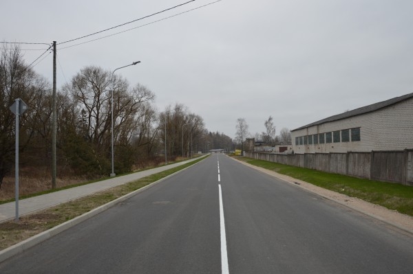 Pārbūvējot Noliktavu ielu, Limbažos attīstīta infrastruktūra uzņēmējdarbības atbalstam