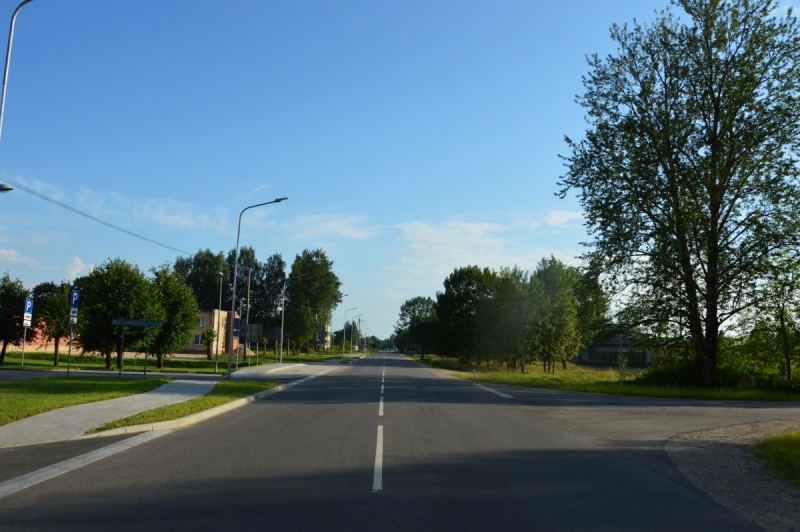 Uzņēmējdarbības attīstības veicināšanai Limbažu novada pašvaldība īstenojusi Mehanizācijas ielas pārbūves projektu