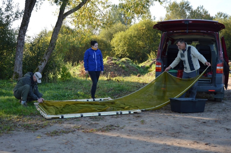 Limbažu Dūņezers papildināts ar 900 iezīmētiem vienvasaras līdaku mazuļiem