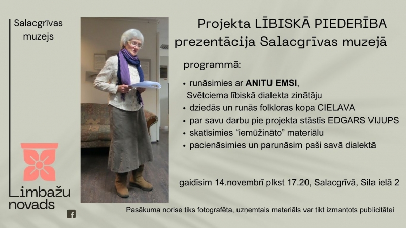 projekta "Lībiskā piederība" prezentācija