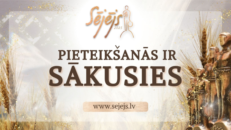 Pieteikšanās Sējējs konkursam