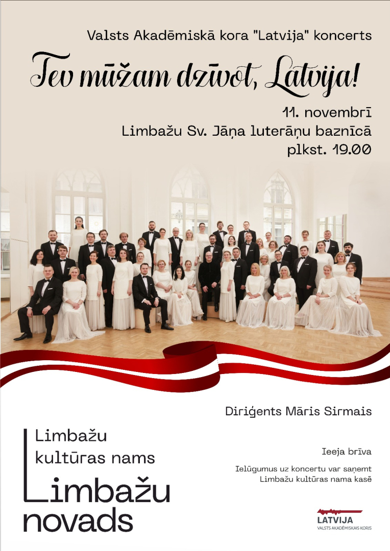 Koncerts 11.novembrī Limbažos