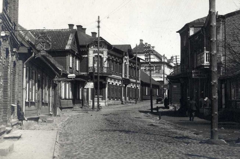 Jūras iela Limbažos 1919. gadā