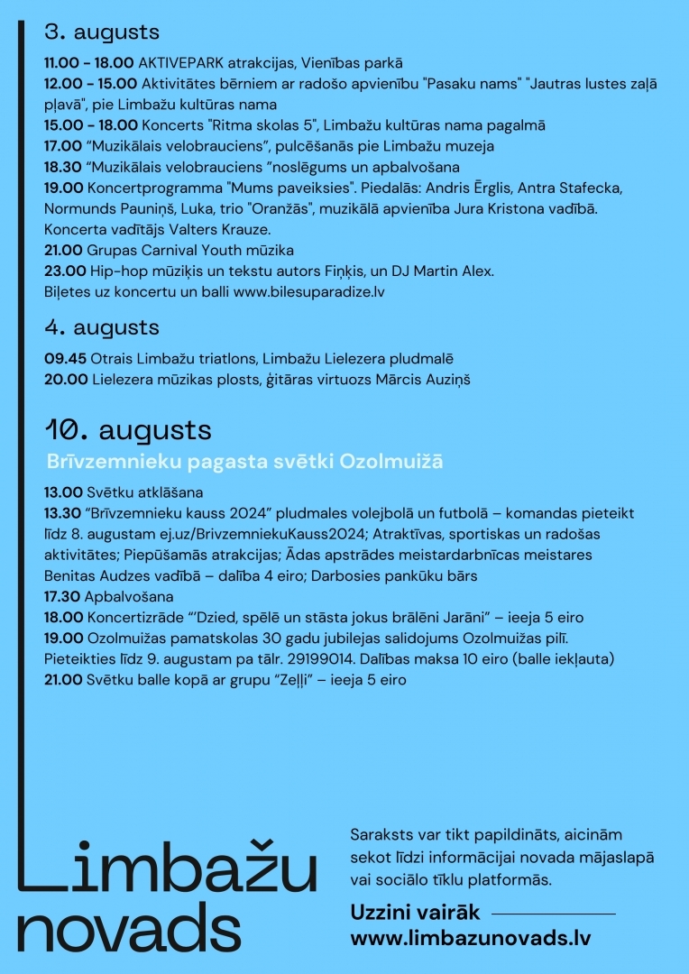 pilsetu un pagastu svetki