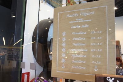 Radīts piejūrā