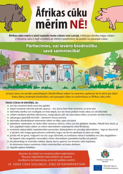 Āfrikas cūku mērim NĒ