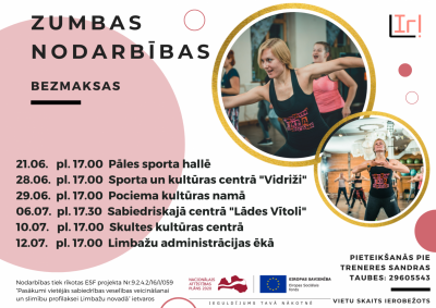 Zumba nodarbības