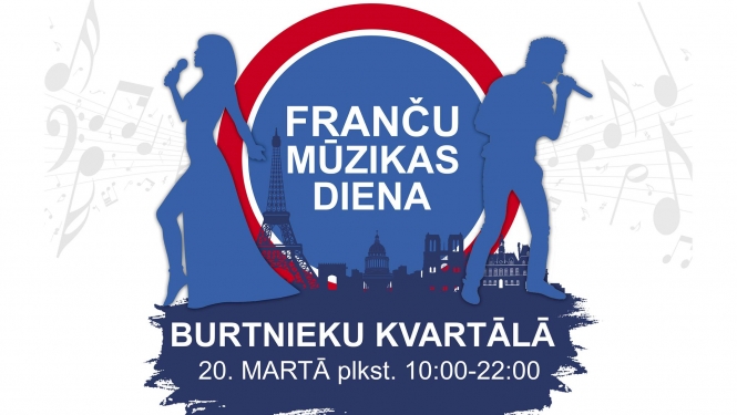 Franču mūzikas diena Burtnieku kvartālā