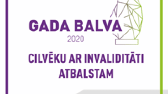 Gada balva cilvēku ar invaliditāti atbalstam 2020