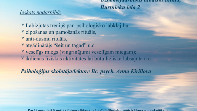 Lekcijas par garīgo veselību decembrī