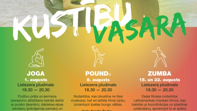 Kustību vasaras noslēgums augustā!!!