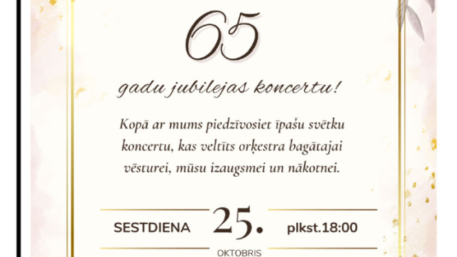 65 gadu jubileja