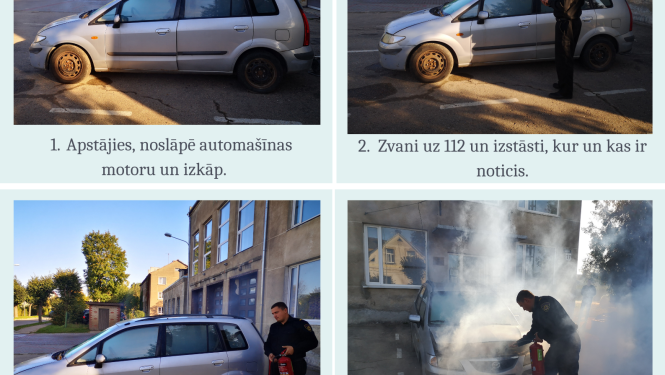 Katru gadu Vidzemē vairāk nekā 70 transportlīdzekļos izceļas ugunsgrēks