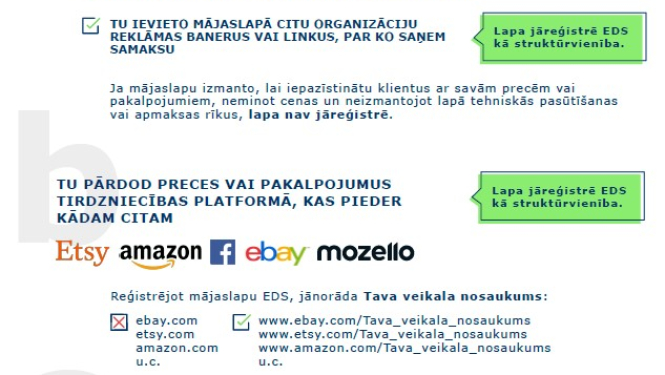 VID skaidro: kā pareizi reģistrēt tiešsaistes tirdzniecību