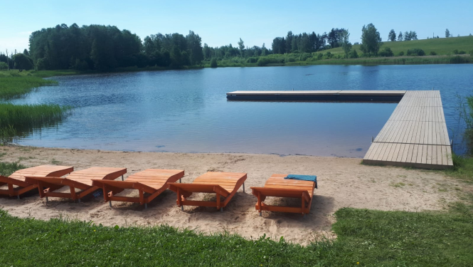 Pabeigti Umurgas dīķa peldvietas labiekārtošanas darbi
