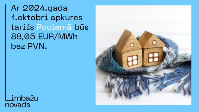 Apkures tarifs Pociemā