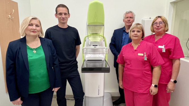 Limbažu slimnīcā atklāts digitālais mamogrāfs