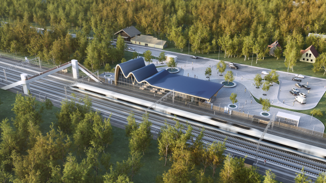 Landmark station