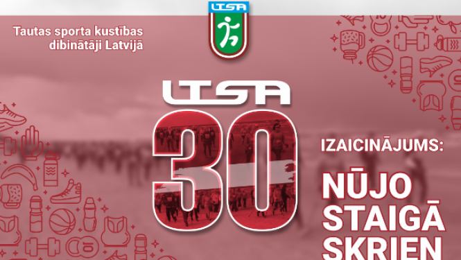 Jauns pavasara izaicinājums “LTSA 30”: nūjo, staigā, skrien