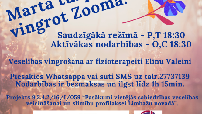 Sveiciens esošajiem un arī topošajiem vingrotājiem!