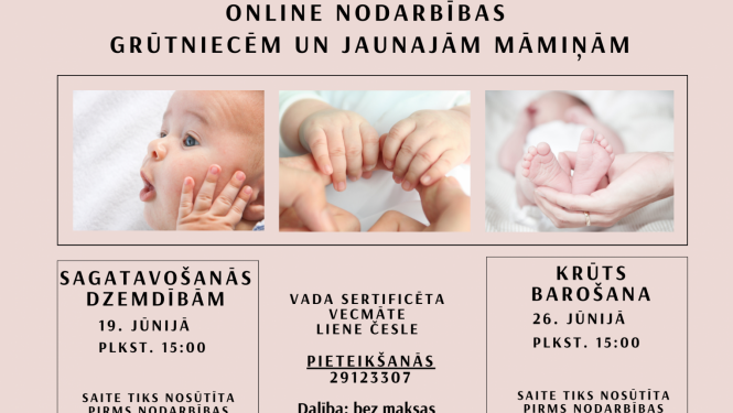 Nodarbības grūtniecēm un jaunajām ģimenēm