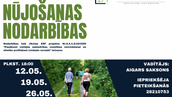 nūjošanas nodarbības