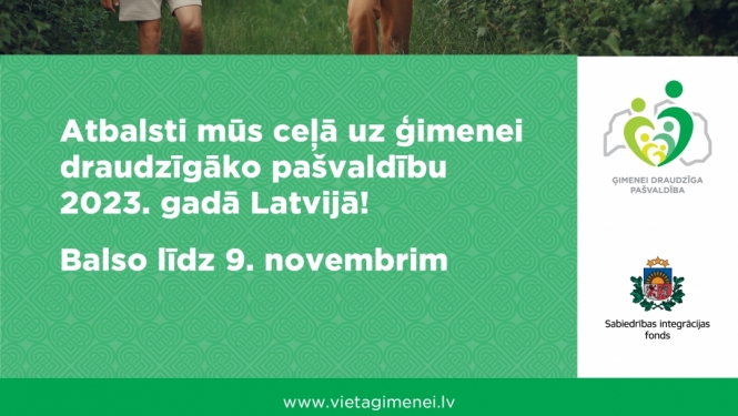 Atbalsti Limbažu novadu ceļā uz ģimenei draudzīgāko pašvaldību