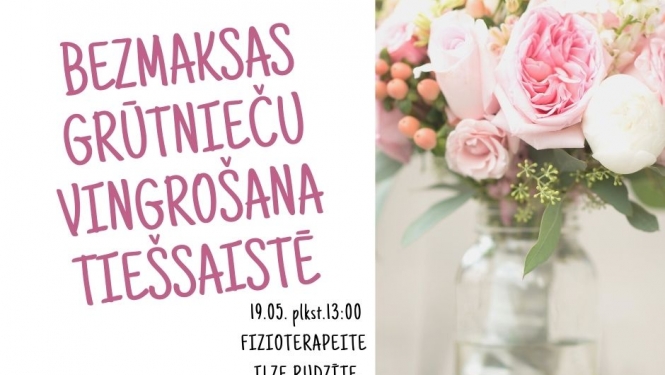 Aicinām piedalīties bezmaksas grūtnieču vingrošanas nodarbībās!