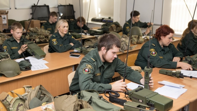Notiek papilduzņemšana Valsts robežsardzes koledžā