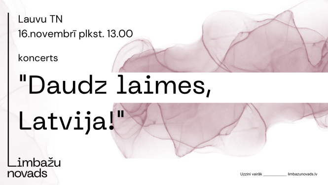 daudz laimes Latvija