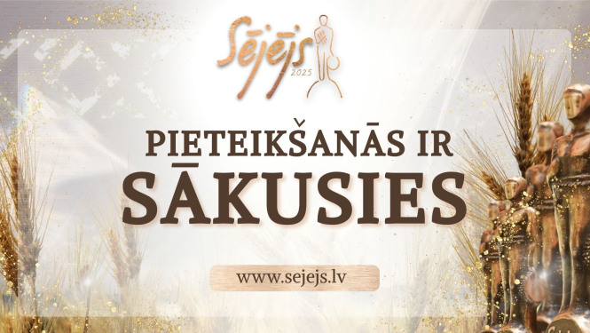 Pieteikšanās Sējējs konkursam