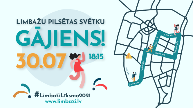 Limbažu pilsētas svētku gājiens 2021